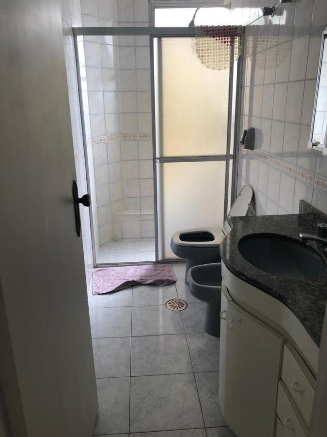 Apto enorme pé na areia, vista linda c/ academia e sauna Guarujá Exterior foto